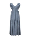 Frankie Morello Long Dresses In Blue