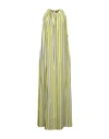 FRANKIE MORELLO FRANKIE MORELLO WOMAN MAXI DRESS ACID GREEN SIZE 6 VISCOSE,15082763QB 5