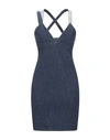Frankie Morello Short Dresses In Blue