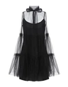 BROGNANO BROGNANO WOMAN MINI DRESS BLACK SIZE 4 POLYAMIDE