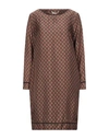 Momoní Short Dress In Military Green