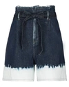 8PM 8PM WOMAN DENIM SHORTS BLUE SIZE S COTTON,42816690PK 3