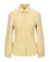Baum Und Pferdgarten Woman Denim Shirt Light Yellow Size 8 Organic Cotton, Elastane