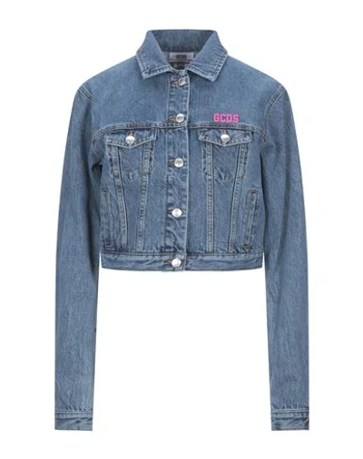 Gcds Denim Outerwear In Blue