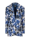 BOUTIQUE MOSCHINO BOUTIQUE MOSCHINO WOMAN BLAZER BLUE SIZE 4 POLYESTER,49603121EH 6