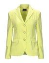 ATOS LOMBARDINI ATOS LOMBARDINI WOMAN BLAZER ACID GREEN SIZE 8 POLYESTER, RUBBER,49606571DD 3