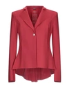 High By Claire Campbell Sartorial Jacket In Red