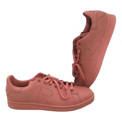 Pre-owned Adidas Originals Stan Smith Pink Leather Trainers