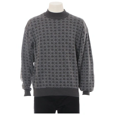 Pre-owned Fendi Grey Cotton Knitwear & Sweatshirts