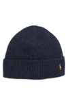 POLO RALPH LAUREN SIGNATURE MERINO CUFF BEANIE,PC0490