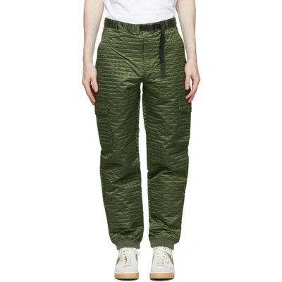 Clot Green Nylon Boiler Cargo Pants In Olive