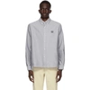Kenzo Tiger Embroidered Oxford Shirt In 99 Black