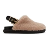 MARNI PINK SHEARLING FUZZY FUSSBETT LOAFERS