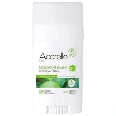 Acorelle Organic Lemon And Green Mandarine Deodorant Balm 40g