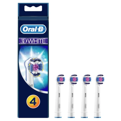 Oral B Oral-b 3d White Toothbrush Head Refills (pack Of 4)