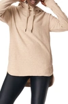 Sweaty Betty Escape Fleece Hoodie In Oatmeal Marl