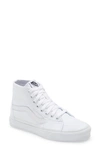 Vans Sk8 Hi Sneakers To Boot In Solid Colors In True White