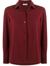 Blanca Vita Gabriella Long-sleeved Shirt In Red