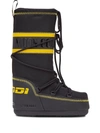 FENDI LOGO STRIPED MOON BOOTS