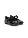 Dolce & Gabbana Varnished Ballerina Shoes In Black