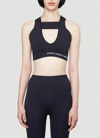 Rick Owens Sling Sports Bra In Black