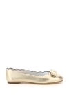 FERRAGAMO SALVATORE FERRAGAMO VARA SHELL BALLET FLATS