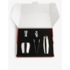 ALESSI ALESSI SILVER (SILVER) STAINLESS STEEL COCKTAIL ACCESSORIES SET OF FIVE,41729148