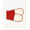 Le Creuset Double Cotton And Nylon Oven Glove In Cerise