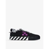 Off-white Vulcanized Low-top Sneakers In Black/comb