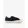 ADIDAS Y3 Y-3 YOHJI STAR CANVAS AND LEATHER TRAINERS,R03662605