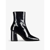 Jimmy Choo Womens Black Bryelle 85 Patent-leather Ankle Boots 3