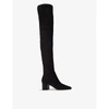 MAJE FAENA SUEDE OVER-THE-KNEE HEELED BOOTS,R03630903