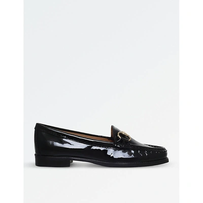 Carvela Comfort Click 2 Patent Leather Loafers In Black