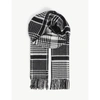 JOHNSTONS PATCHWORK CHECKED PERSONALISED CASHMERE SCARF,R03663928