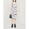 BLACK COMME DES GARCON BLACK COMME DES GARÇONS X NIKE LOGO-PRINT JERSEY MIDI DRESS,1154-2000022-1DT106052