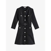 CLAUDIE PIERLOT RIDER BUTTON-DETAIL DRESS,R03660168