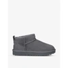 Ugg Classic Ultra Mini Sheepskin Boots In Grey