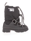DSQUARED2 SKI BOOTS WITH DRAWSTRING LOGO IN BLACK