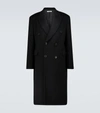 Our Legacy Whale Mohair And Wool Coat In Black