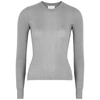 VILLAO GREY KNITTED CASHMERE TOP,3933325