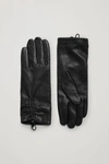 COS RUCHED LEATHER GLOVES,0945365001007