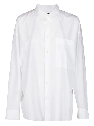 Ann Demeulemeester Classic Oversized Shirt In White