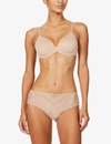 Chantelle Parisian Allure Stretch-woven Bra In 0wu Nude