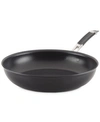 Anolon Smartstack Hard-anodized Nesting 12" Skillet In Black