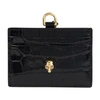ALEXANDER MCQUEEN CARD HOLDER WITH CHAIN,AMQF2236BCK