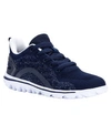 Propét Women's Travelactiv Axial Sneakers Women's Shoes In Navy/white