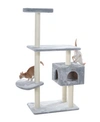 GLEEPET GLEEPET 57-INCH REAL WOOD CAT TREE WITH CONDO & PERCH