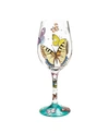 ENESCO LOLITA BUTTERFLY WISHES WINE GLASS