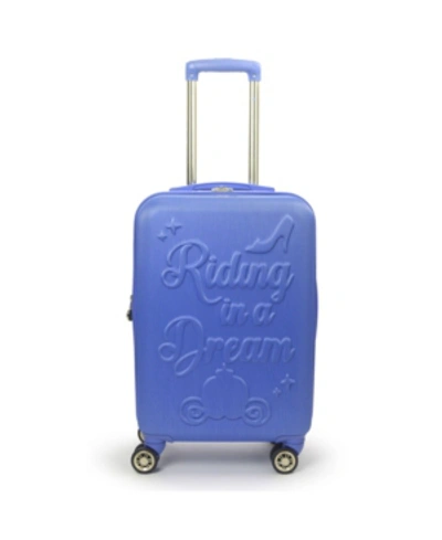 Ful Disney Princess Cinderella Hard-sided 21" Carry-on Luggage In Lavendar
