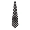 DOLCE & GABBANA BLACK & WHITE POLKA DOT SILK TIE,11598797